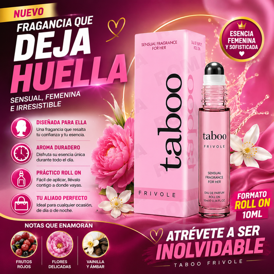 Perfume Rosa con Feromonas